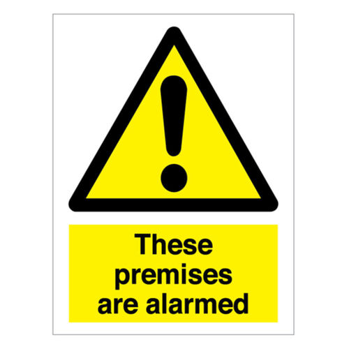 Premises Are Alarmed Sign (20279V)